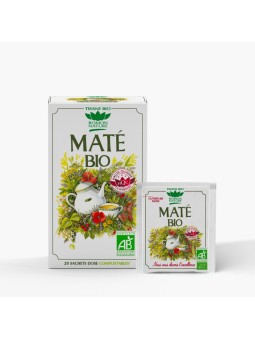 Tisane Maté bio 20 sachets Romon Nature maté vert minceur tonus Herboristerie de paris