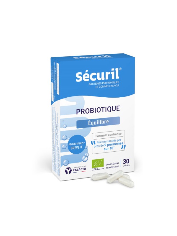 Sécuril 30 gélules Yalacta probiotiques propioniques  herboristerie de paris