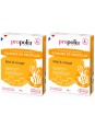 Gommes de Propolis Miel et Orange Lot de 2 boîtes de 45g Propolia Herboristerie de Paris