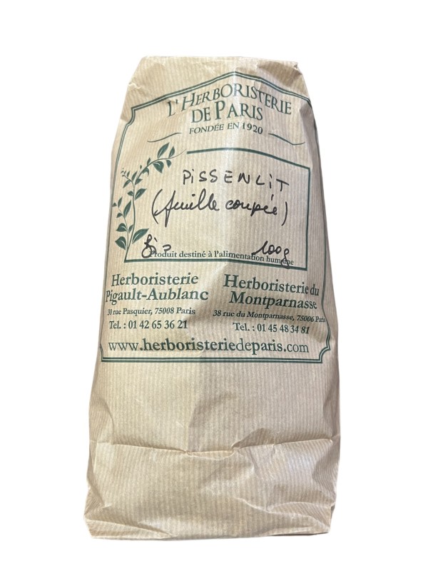 Pissenlit feuilles BIO 100 gr Herboristerie de Paris élimination confort urinaire draineur