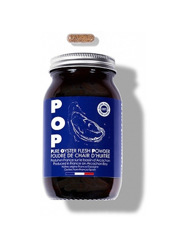Poudre de chair d'huitre 75 gélules POP minéraux oligo-éléments Herboristerie de paris