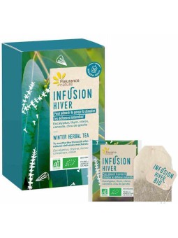 Infusion Hiver bio 20 infusettes Fleurance Nature tisane hiver bio Herboristerie de paris