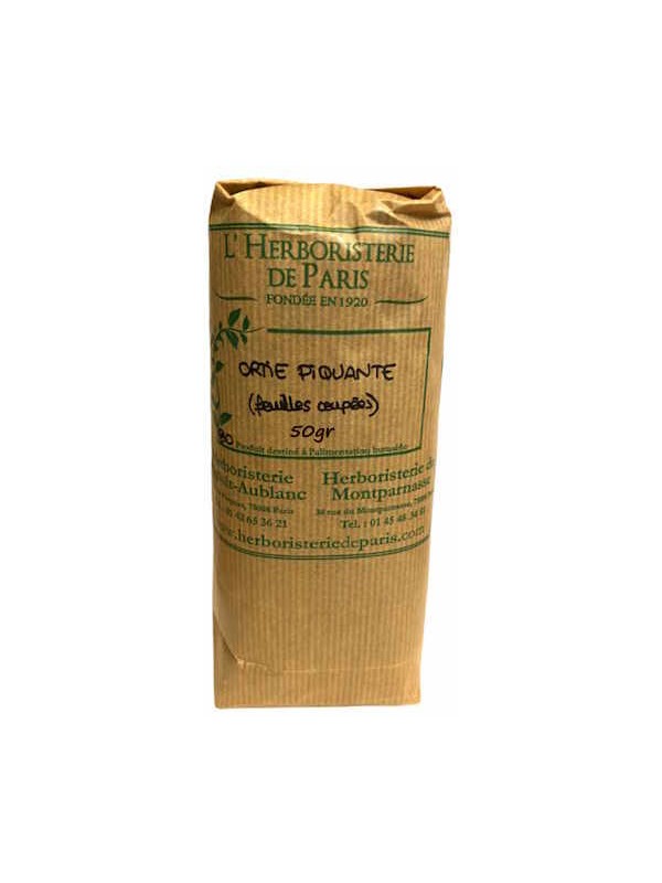 Tisane d'Ortie Piquante Feuille coupées Bio 50gr Herboristerie de Paris infusion ortie bio silicium organique