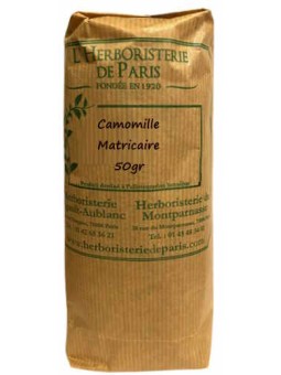 Tisane Camomille Matricaire 50 gr Herboristerie de Paris infusion de camomille relaxante