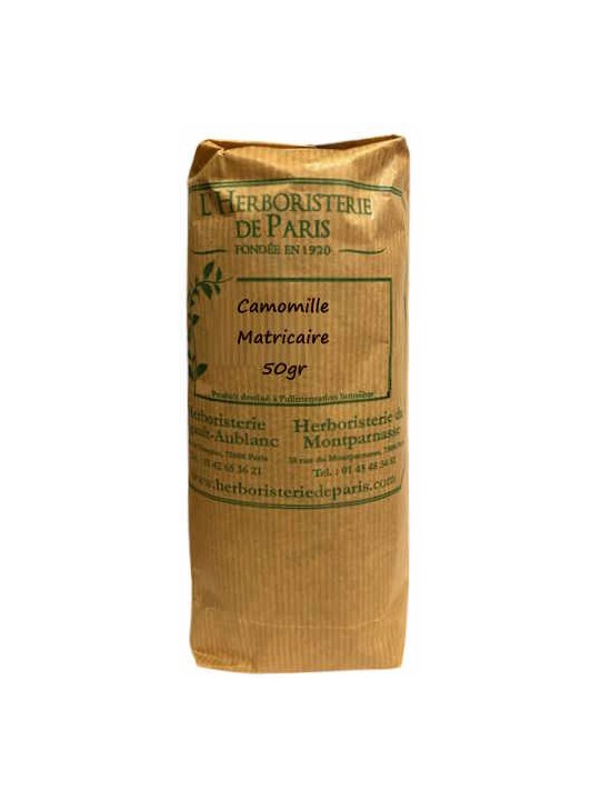 Tisane Camomille Matricaire 50 gr Herboristerie de Paris infusion de camomille relaxante