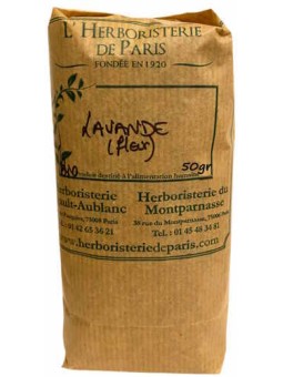Tisane Lavande bio 50gr Herboristerie de Paris lavande à infuser pour aider le sommeil et la relaxation