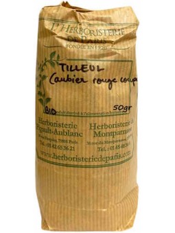 Tisane Aubier de Tilleul bio 50 gr Herboristerie de Paris fonction digestive hépatique et pancréatique