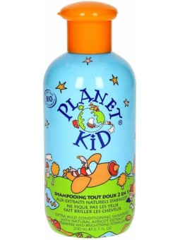 Shampoing Tout Doux 2 en 1 à l'Abricot 200ml Planet Kid ne pique pas les yeux  Herboristerie de Paris
