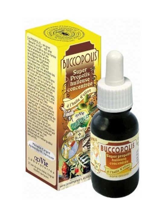 Buccopolis extrait de propolis sans alcool 30ml Abbaye de Sept Fons propolis huileuse Herboristerie de paris immunité