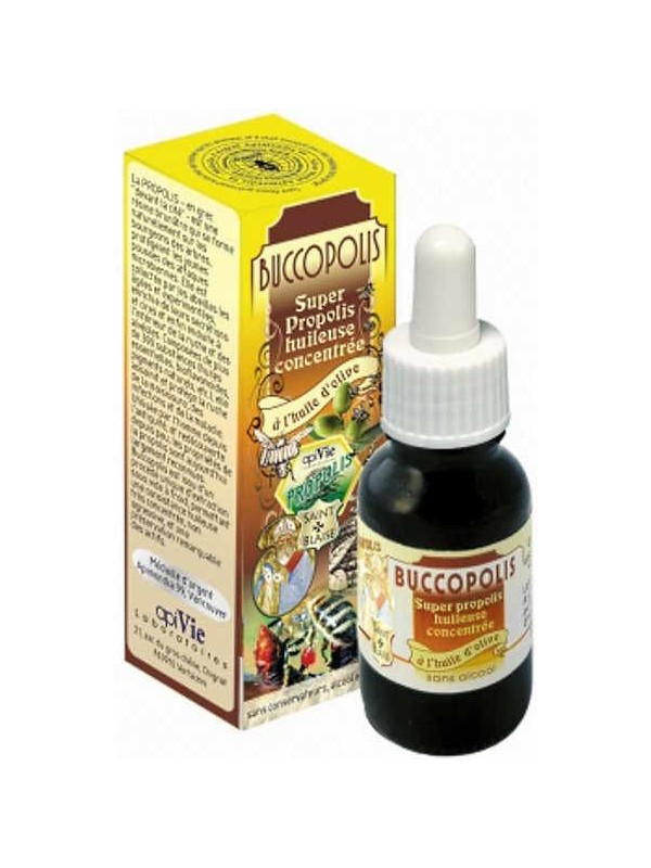 Buccopolis extrait de propolis sans alcool 30ml Abbaye de Sept Fons propolis huileuse Herboristerie de paris immunité
