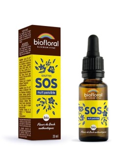 Complexe de secours 39 Nuit compte goutte 20 ml Biofloral Herboristerie de Paris