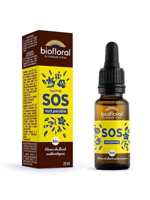 Complexe de secours 39 Nuit compte goutte 20 ml Biofloral Herboristerie de Paris