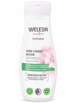 Soin lavant intime sécheresse 200 ml Weleda contre la sécheresse vaginale Herboristerie de paris