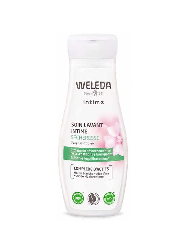 Soin lavant intime sécheresse 200 ml Weleda contre la sécheresse vaginale Herboristerie de paris