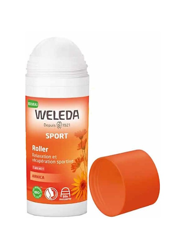 Roller Sport Arnica 50 ml Weleda roller arnica bouleau Herboristerie de paris