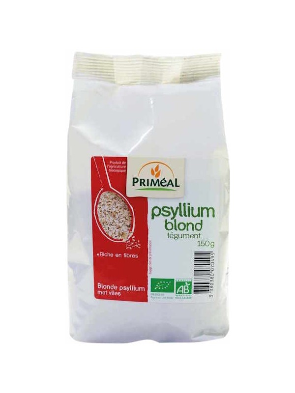 Psyllium blond bio 150g Primeal transit intestinal cholestérol Herboristerie de paris