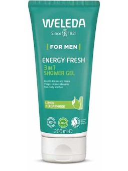 Gel Douche Men 3 en 1 Energy Fresh pour Homme 200ml Weleda gel douche homme Herboristerie de paris