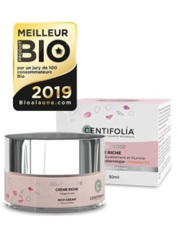 Crème riche Eclat de Rose 50ml Centifolia Herboristerie de Paris