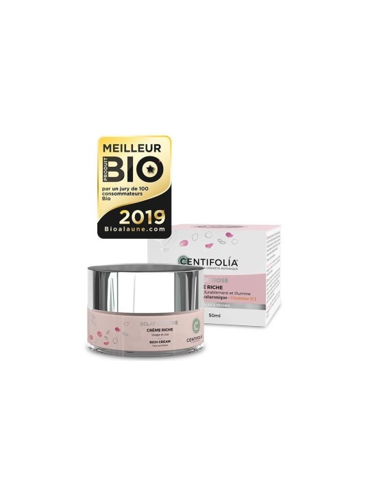 Crème riche Eclat de Rose 50ml Centifolia Herboristerie de Paris