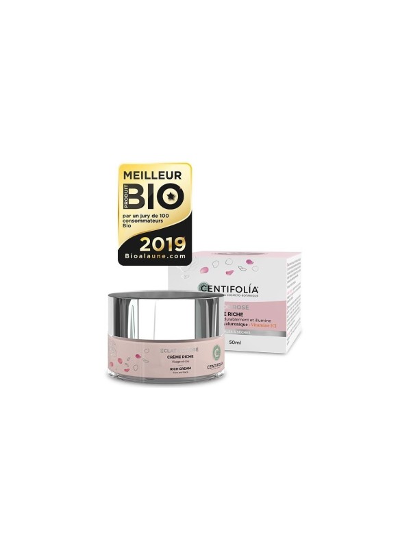 Crème riche Eclat de Rose 50ml Centifolia Herboristerie de Paris