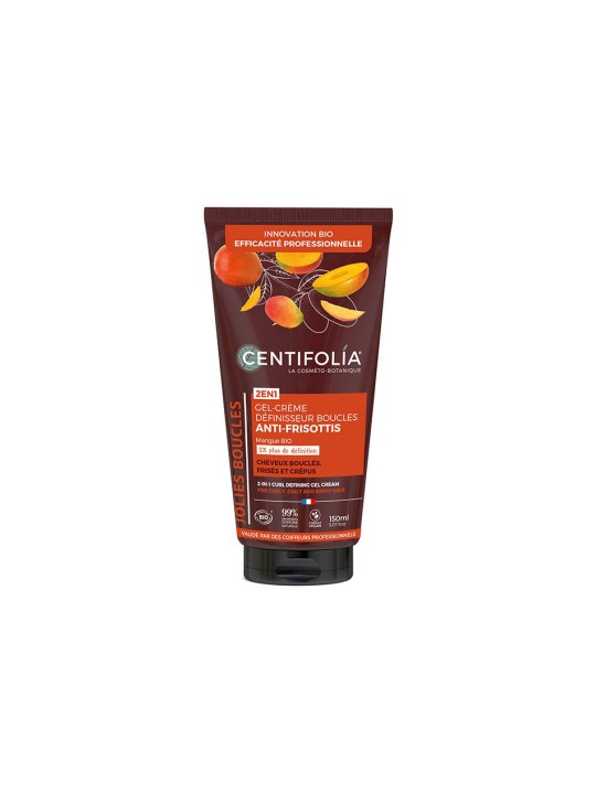 Gel crème définisseur boucles 2en1 150ml Centifolia Herboristerie de Paris