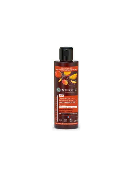 Shampoing et démélant boucles Anti frisottis 2en1 200ml Centifolia Herboristerie de Paris