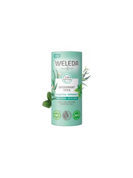 Lot de 2 déodorants stick ecalyptus peppermint 50g Weleda Herboristerie de Paris