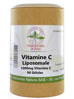 Vitamine C liposomale 90 gélules Herboristerie De Paris acide ascorbique antifatigue