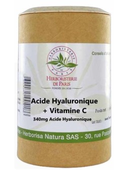 Acide hyaluronique et Vitamine C 60 gélules Herboristerie De Paris hyaluronate de sodium anti rides beauté