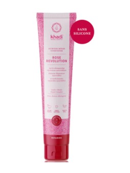 Après Shampooing Réparateur Rose revolution 200ml Khadi Herboristerie de Paris après shampoing réparateur