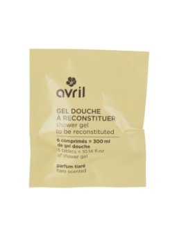 Gel douche à  reconstituer parfum Tiaré (recharge) Avril Herboristerie de Paris