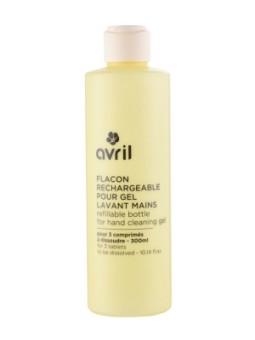 Flacon rechargeable pour gel douche (vide) Avril Herboristerie de Paris