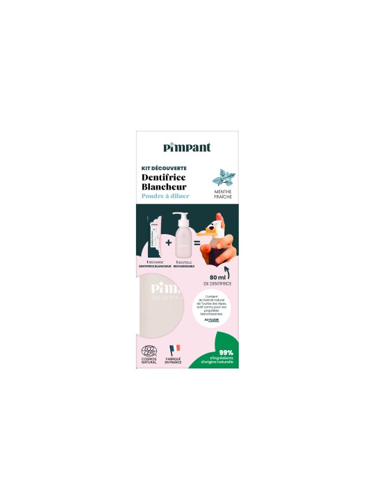 Kit Découverte Dentifrice Blancheur Pimpant Herboristerie de Paris