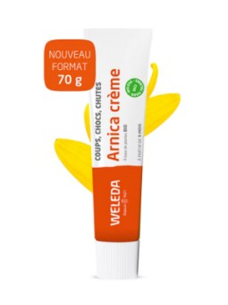Crème Arnica coups chocs chutes 70gr Weleda Herboristerie de Paris