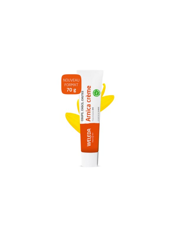 Crème Arnica coups chocs chutes 70gr Weleda Herboristerie de Paris