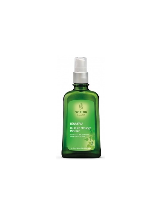 Huile de massage minceur aux extraits de bouleau 200ml Weleda Herboristerie de Paris