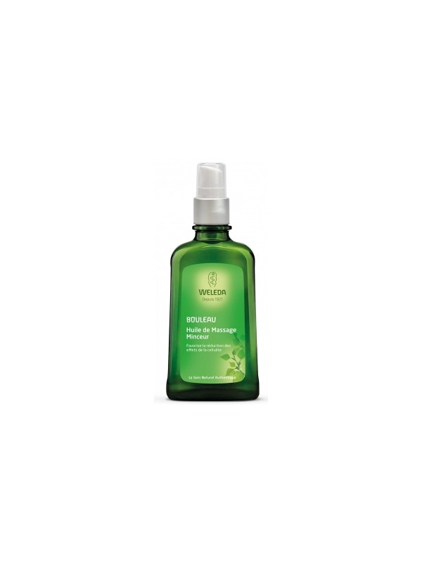 Huile de massage minceur aux extraits de bouleau 200ml Weleda Herboristerie de Paris