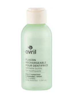 Flacon rechargeable pour dentifrice (vide) Avril Herboristerie de Paris