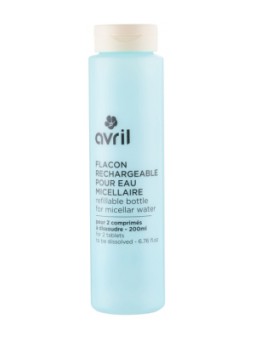 Flacon vide rechargeable pour eau micellaire (vide) Avril Herboristerie de Paris recyclable