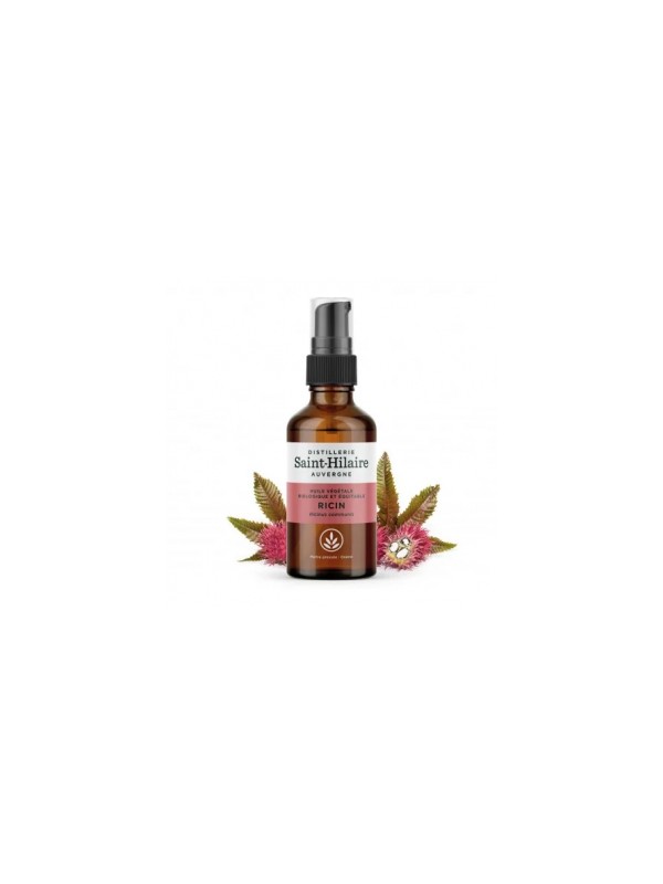 Huile végétale de Ricin bio 50ml Distillerie Saint Hilaire Herboristerie de Paris