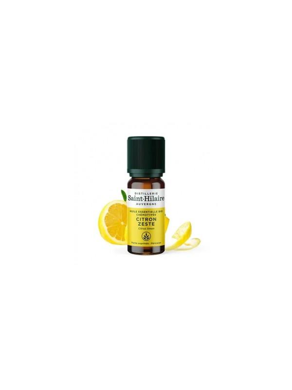 Huile essentielle Citron Zeste bio 10ml Distillerie Saint Hilaire Herboristerie de Paris
