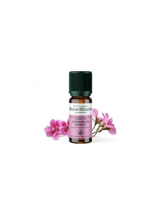Huile essentielle Géranium rosat bio 10ml Distillerie Saint Hilaire Herboristerie de Paris
