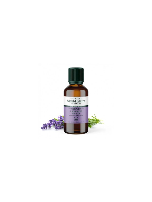 Huile essentielle Lavande vraie bio 50ml Distillerie Saint Hilaire Herboristerie de Paris