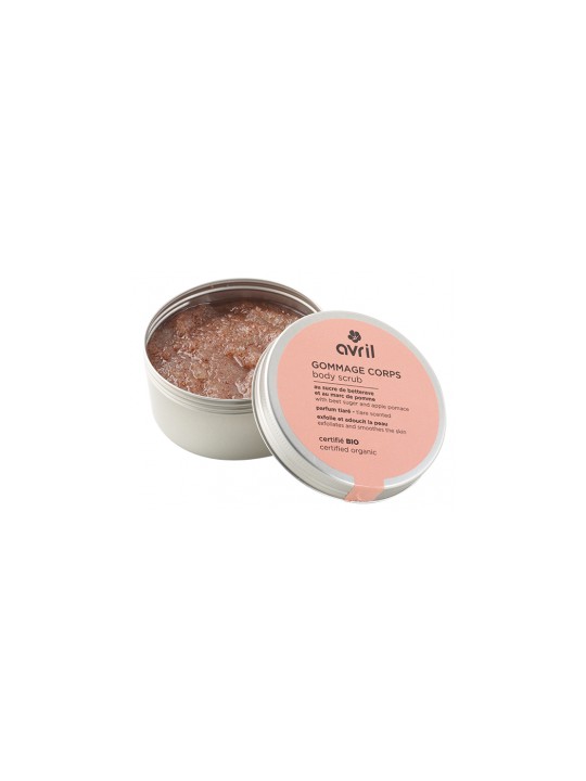 Gommage corps bio parfum tiaré 200ml Avril Herboristerie de Paris