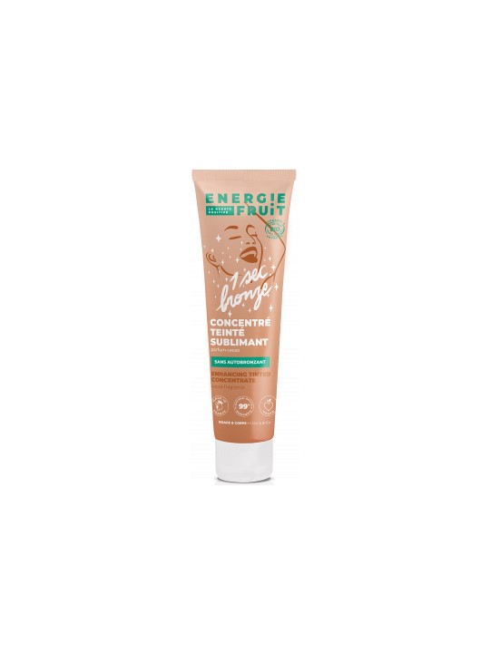 Concentré teinté sublimant visage et corps parfum cacao 100ml Energie Fruit Herboristerie de Paris
