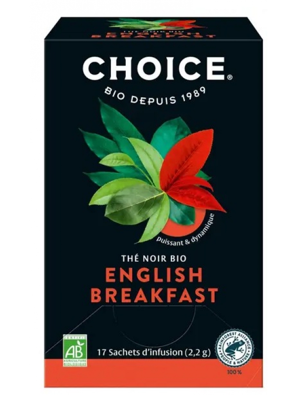 Thé noir english breakfast 44g Choice Herboristerie de Paris