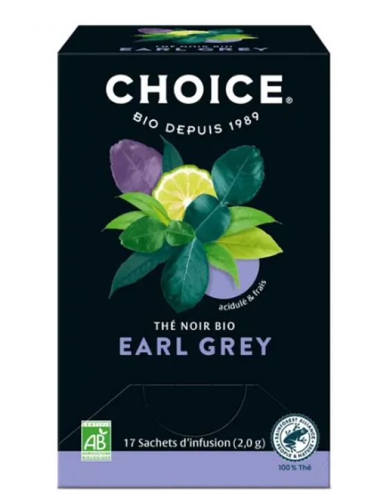 Thé noir earl grey 40g Choice Herboristerie de Paris