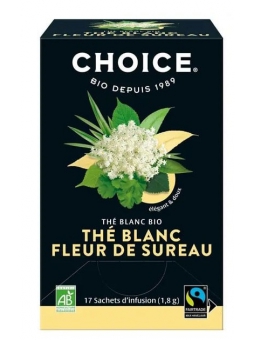 Thé blanc fleur de sureau 36g Choice Herboristerie de Paris