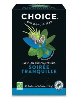Infusion soirée tranquille 40g Choice Herboristerie de Paris