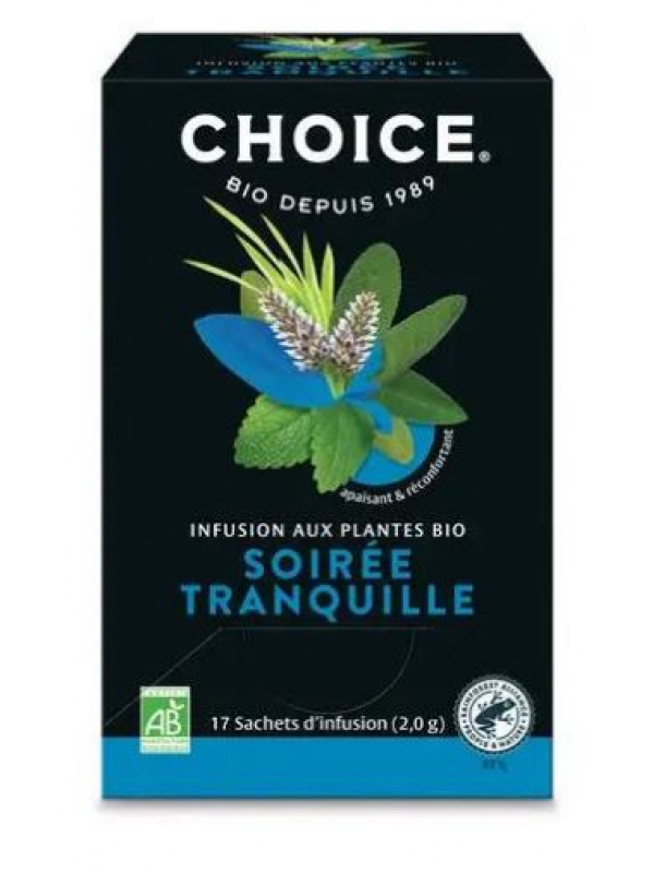 Infusion soirée tranquille 40g Choice Herboristerie de Paris